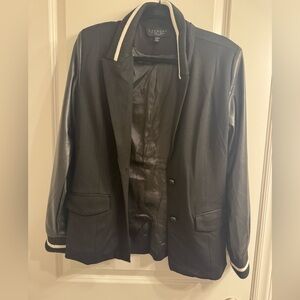 Laundry By Shelli Segal Black Jacket with White Accents